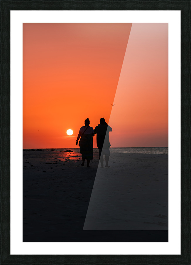 Together We Walk Picture Frame print