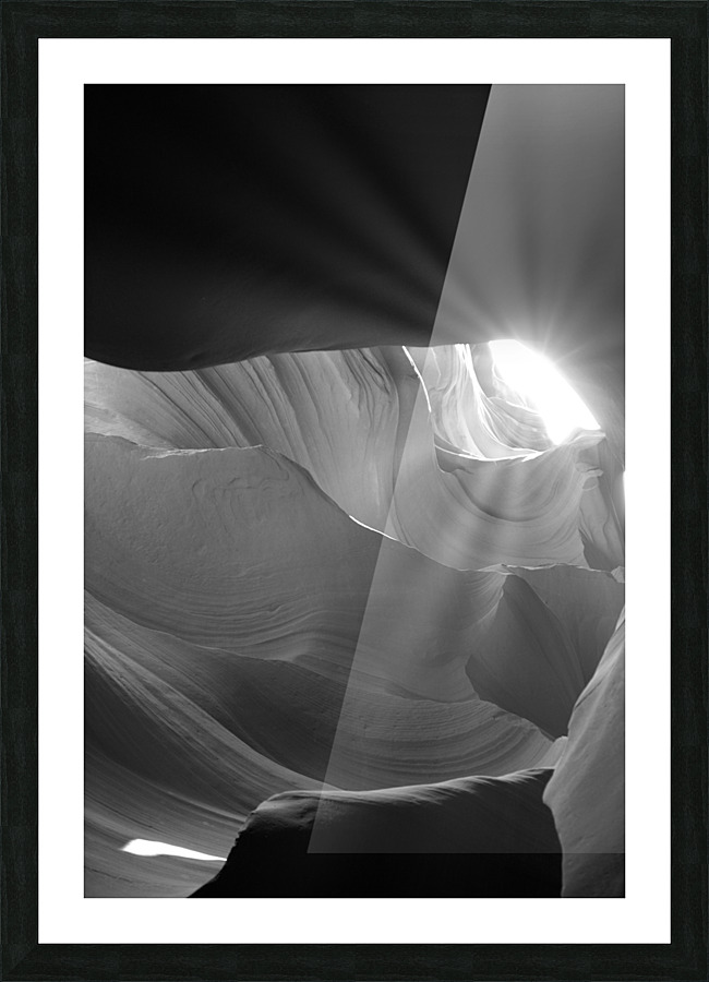Light Cavern Picture Frame print