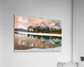Canmore Mountain Reflection Acrylic Print