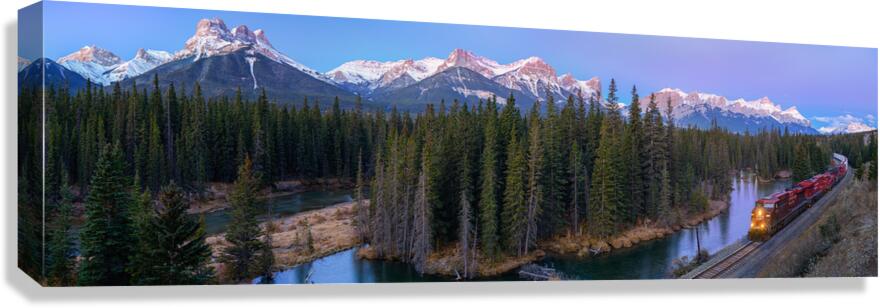 Bow Valley Freight Train 1 Canvas Print
