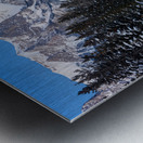 Policeman s Creek Bridge 1 BW Metal print