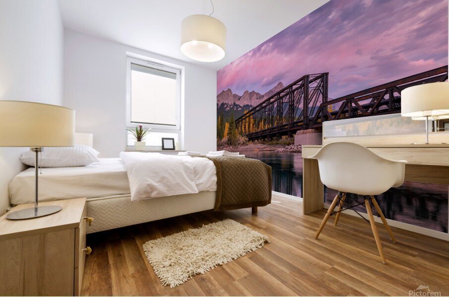 Rail Bridge 1 Mural print