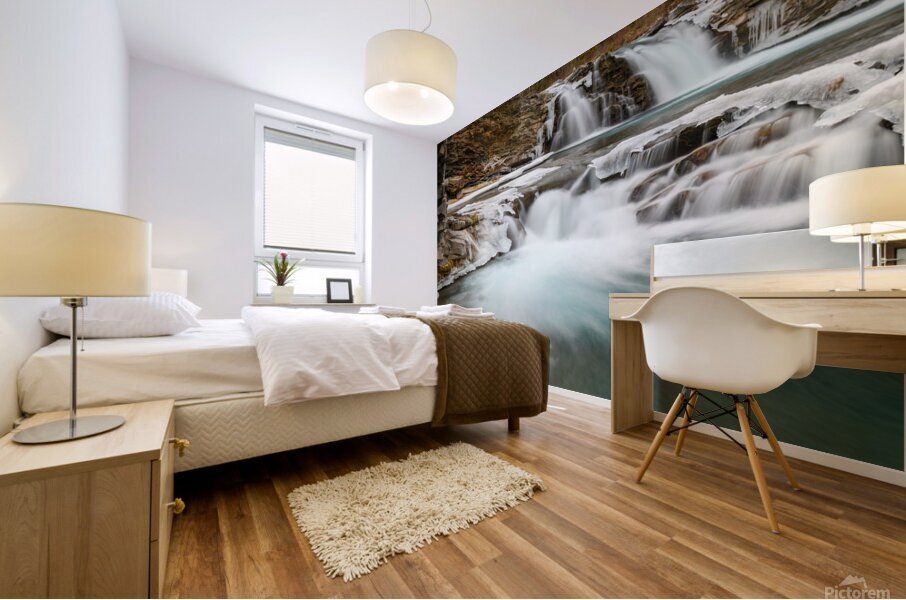Sheep River Falls 1 Mural print