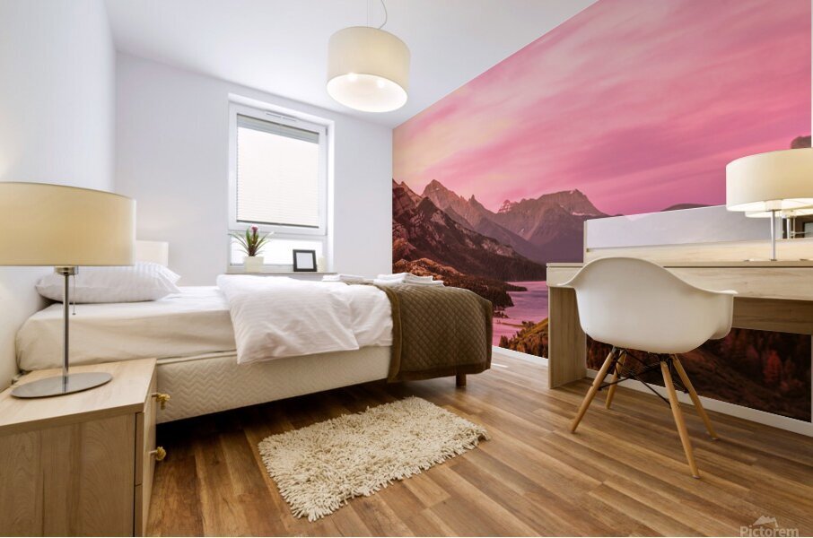 Waterton Lakes Mural print