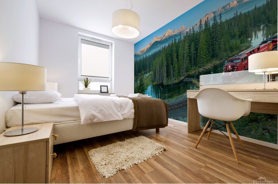 Bow Valley Freight Train 2 Mural print