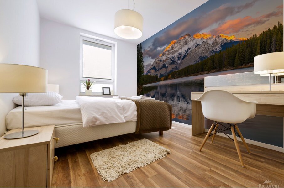 Cascade  Johnson Lake 2 Mural print