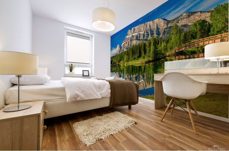 Cascade Ponds 2 Mural print