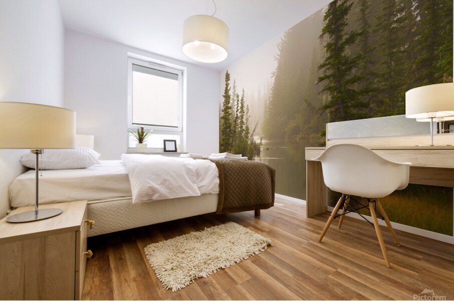 Misty Creek Mural print