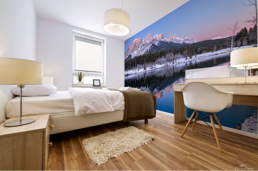 Mount Rundle Reflection Mural print