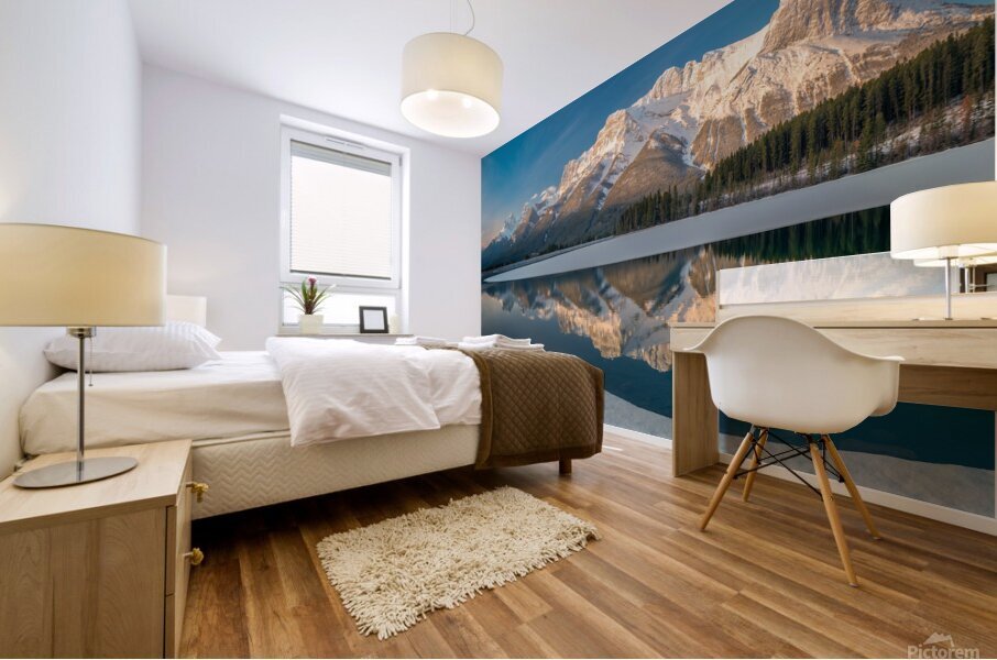Mountain Reflection Mural print