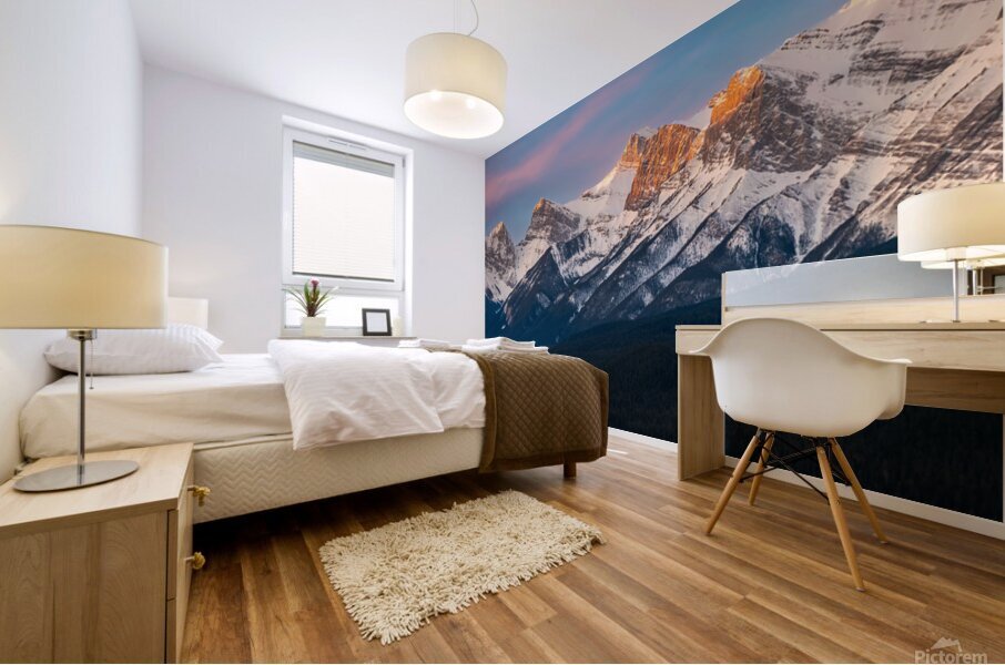 Mountain Sunrise Mural print
