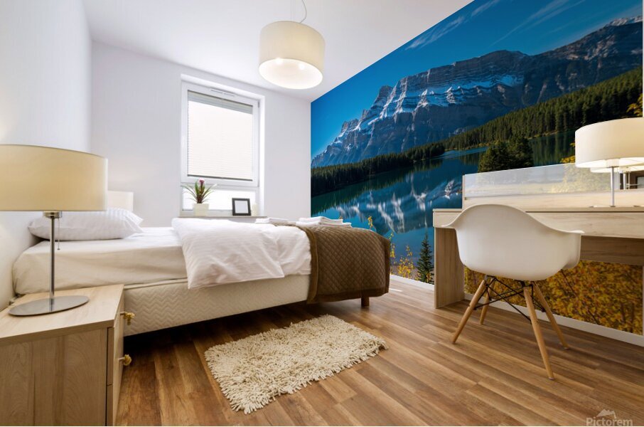 Two Jack Lake 2 Mural print