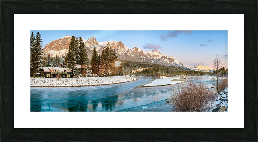 Bow River House Picture Frame print