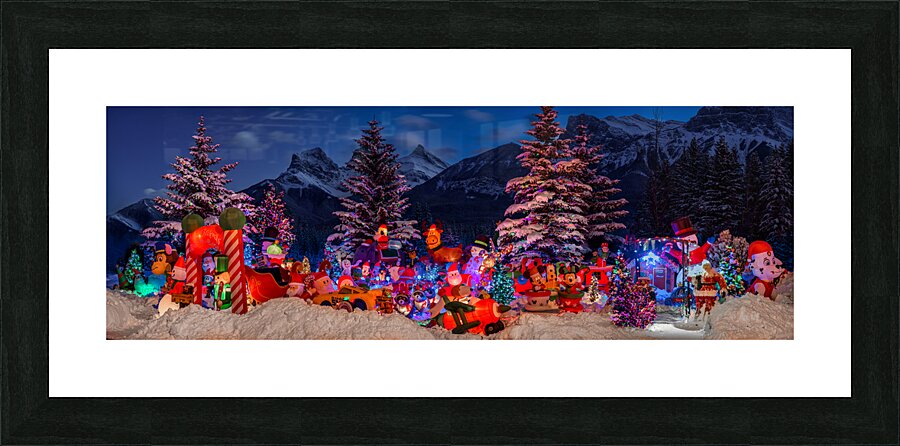 Christmas Display 2 Picture Frame print