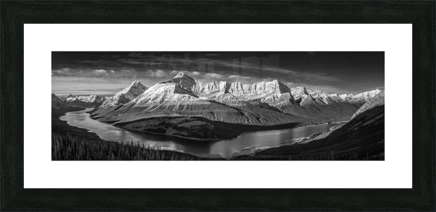 Spray Lake View 13 Picture Frame print