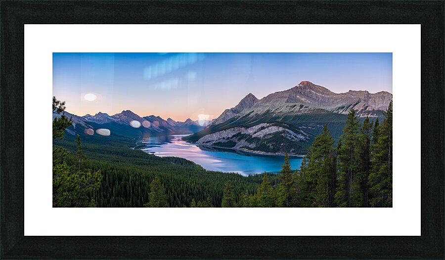 Spray Lakes 1 Picture Frame print