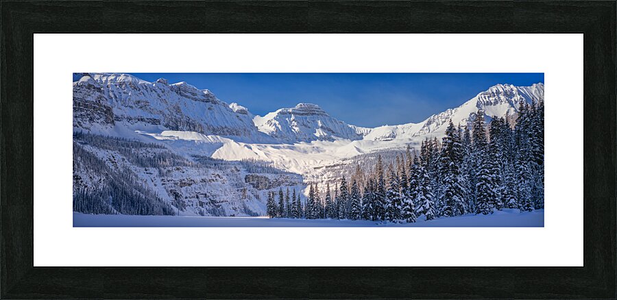 Boom Lake Winter Picture Frame print