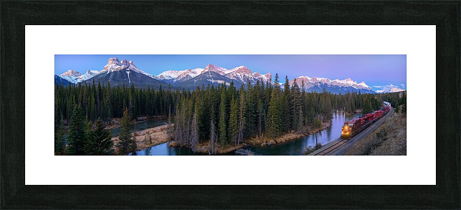 Bow Valley Freight Train 1 Picture Frame print