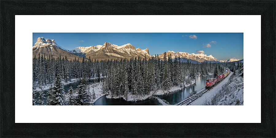 Bow Valley Freight Train 3 Picture Frame print