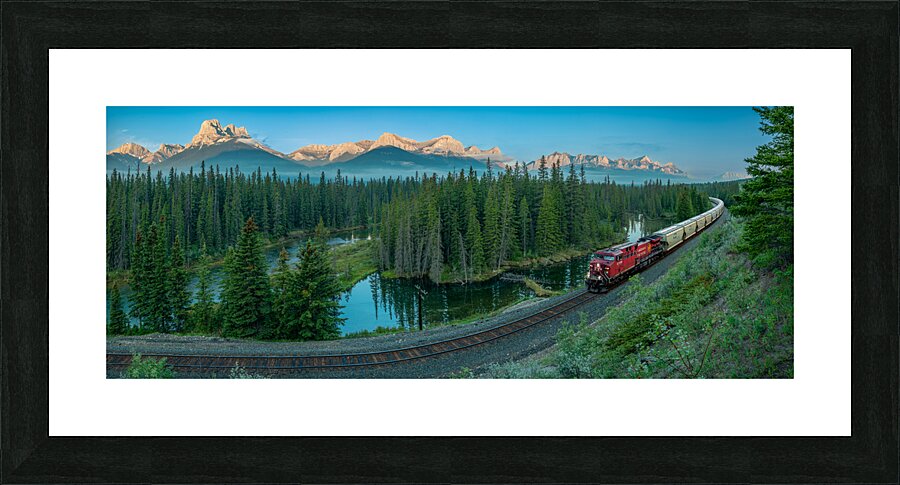 Bow Valley Freight Train 2 Picture Frame print