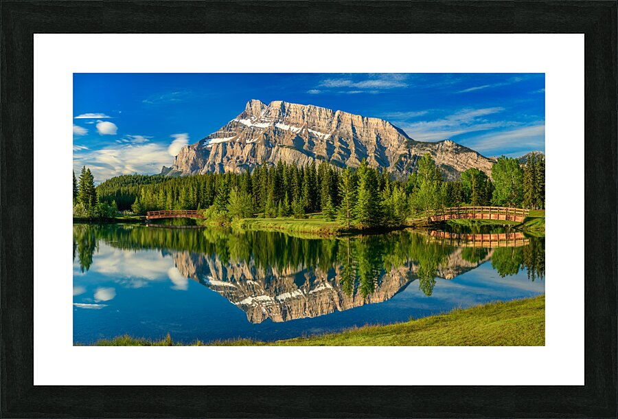 Cascade Ponds 2 Picture Frame print