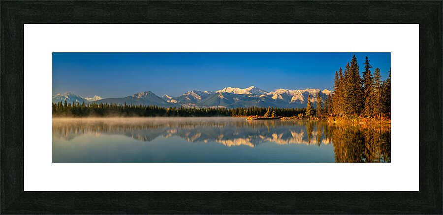 Hector Lake 2 Picture Frame print