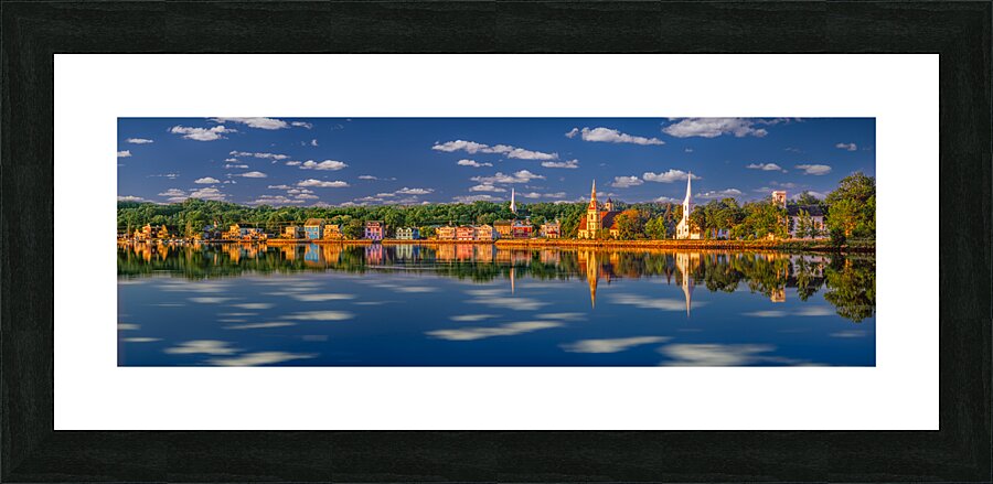 Mahone Bay Harbour Picture Frame print