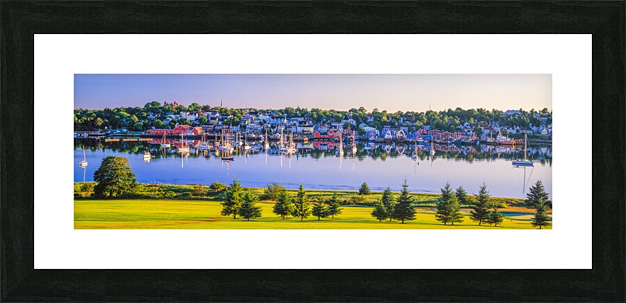 Lunenburg Harbour Picture Frame print