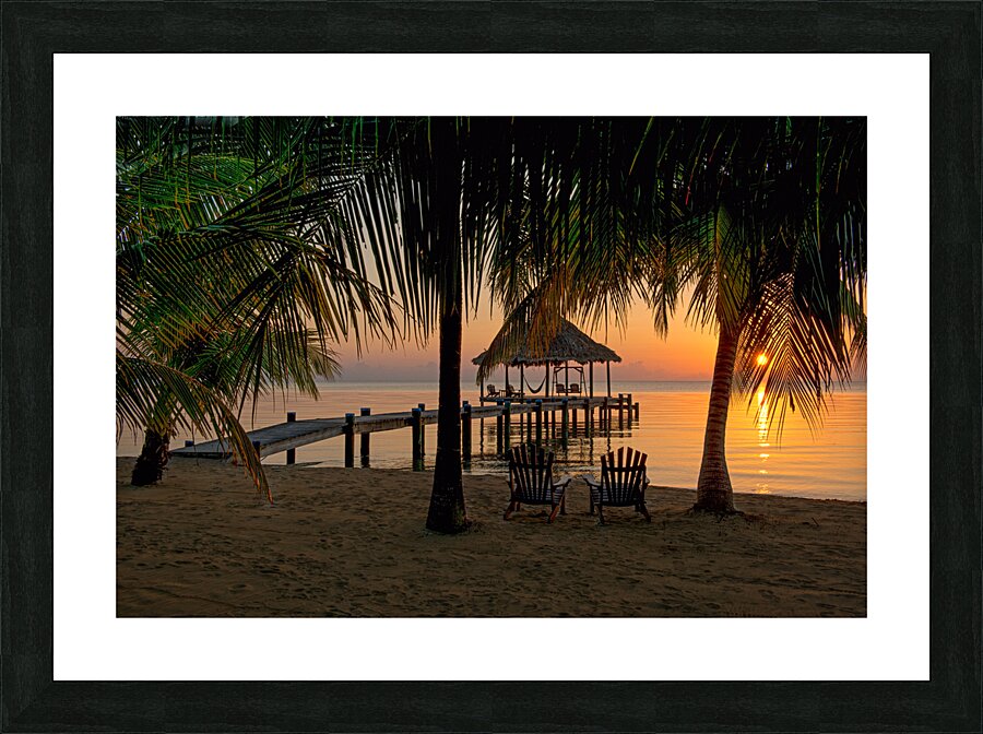 Maya Beach Jetty Picture Frame print