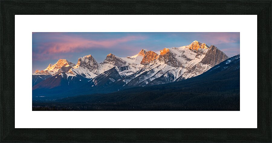 Mountain Sunrise Picture Frame print