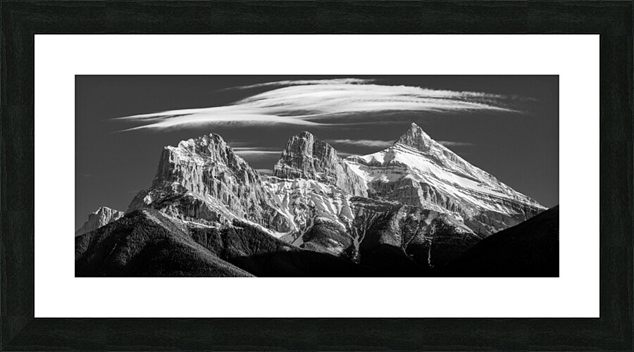 Three Sisters Mountain 3 Picture Frame print