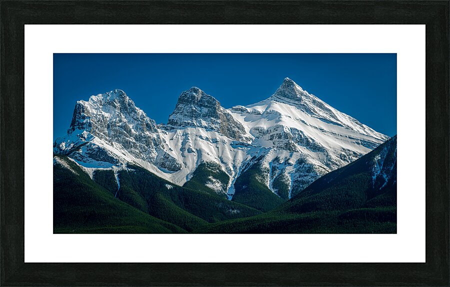 Three Sisters Mountain 1 Picture Frame print