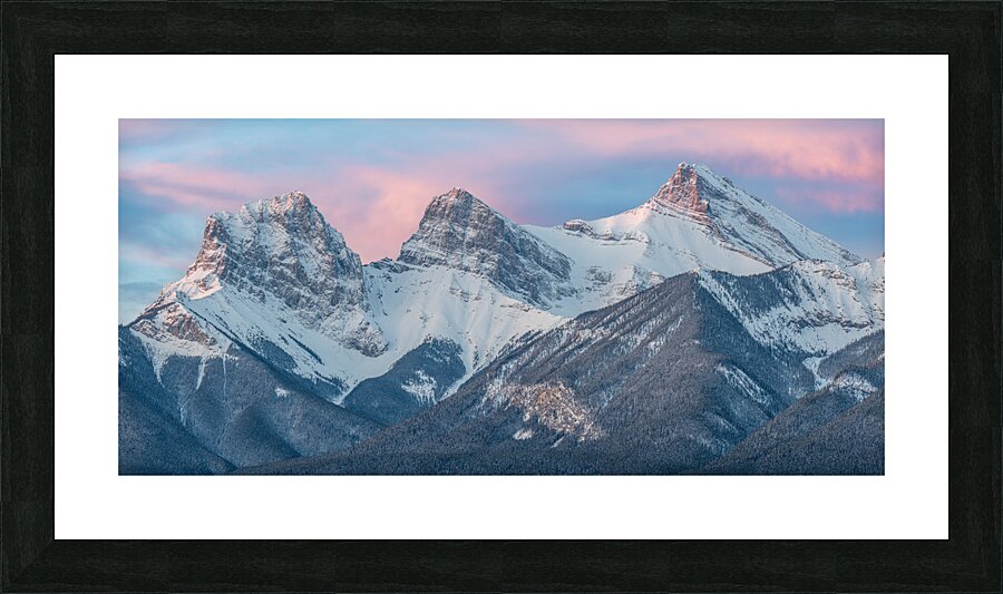 Three Sisters Mountain 2 Picture Frame print