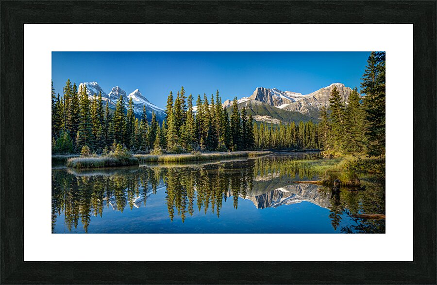 Three Sisters Pond 3 Picture Frame print