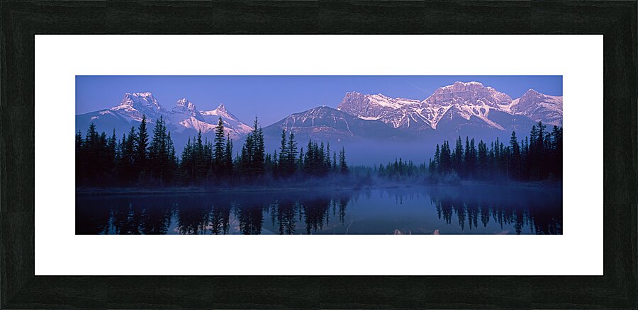 Three Sisters Pond 2 Picture Frame print