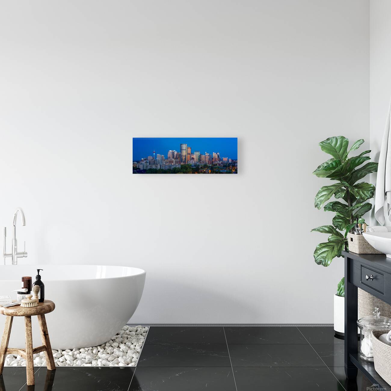 Calgary Lights Skyline Reproduction