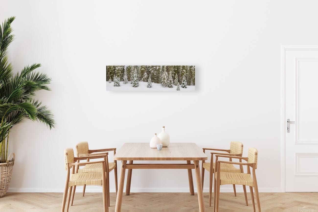 Snowy Trees Reproduction