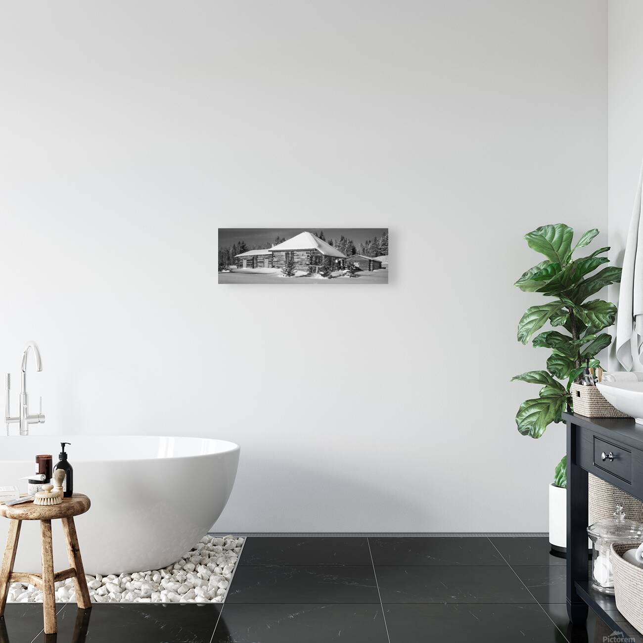 Winter Log Building Reproduction