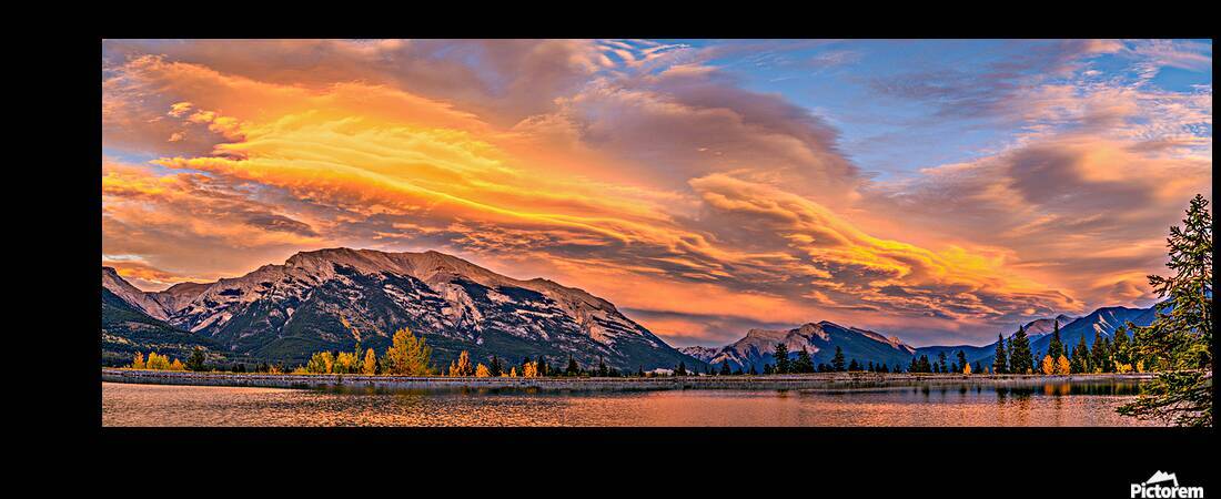 Rundle Forebay Arch 3 by Jim Wiebe