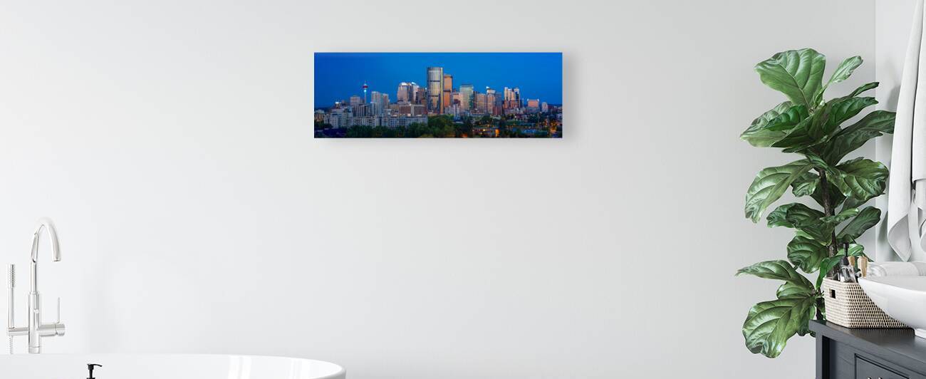 Calgary Lights Skyline Reproduction