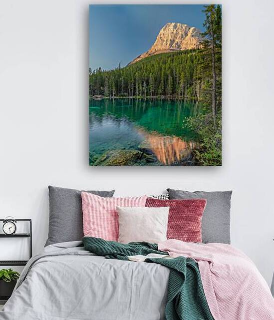 Grassi Lake Ha Ling Peak by Jim Wiebe