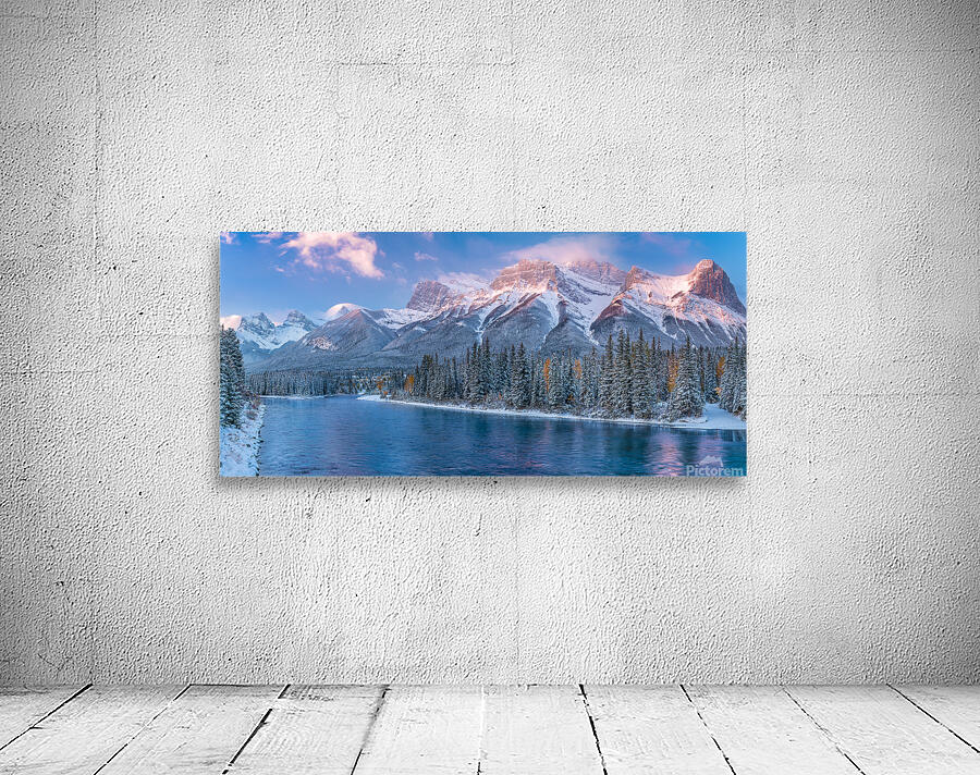 Bow River and Mountains Wall Preview