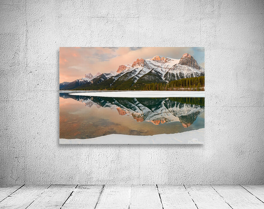 Canmore Mountain Reflection Wall Preview