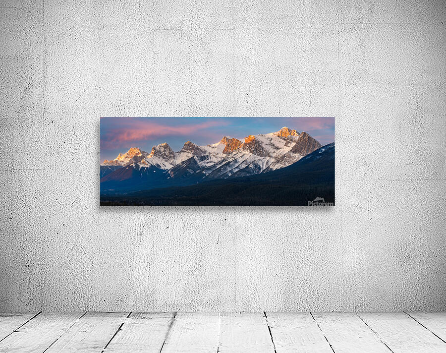 Mountain Sunrise Wall Preview