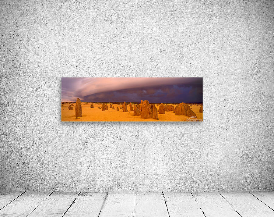 Pinnacles Storm Clouds Wall Preview