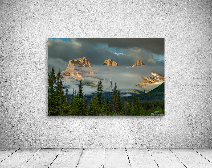 Three Sisters Mountain 4 Wall Preview