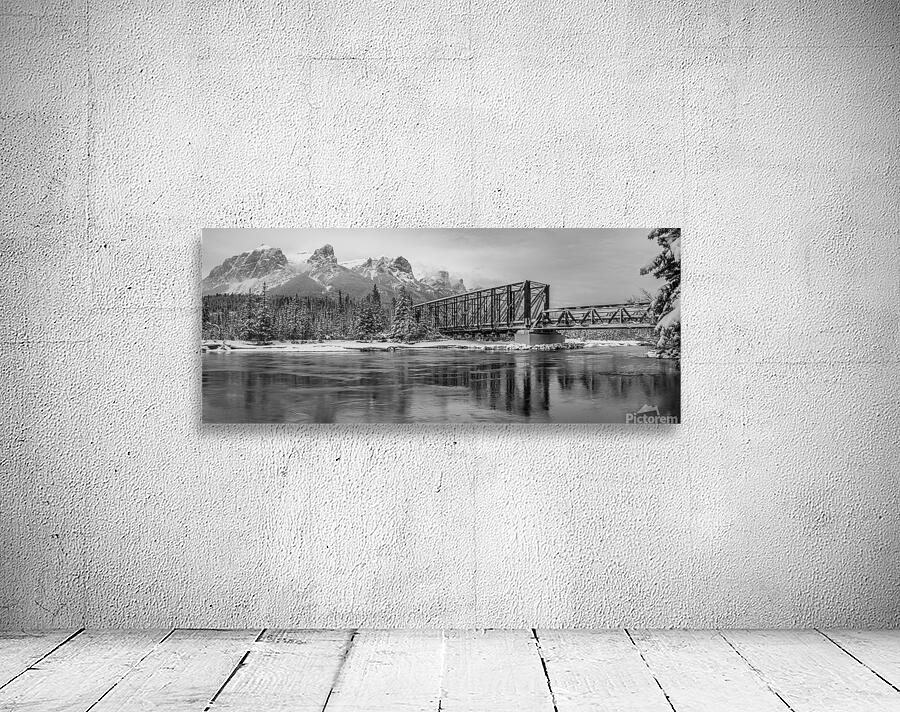 Winter Rail Bridge Wall Preview