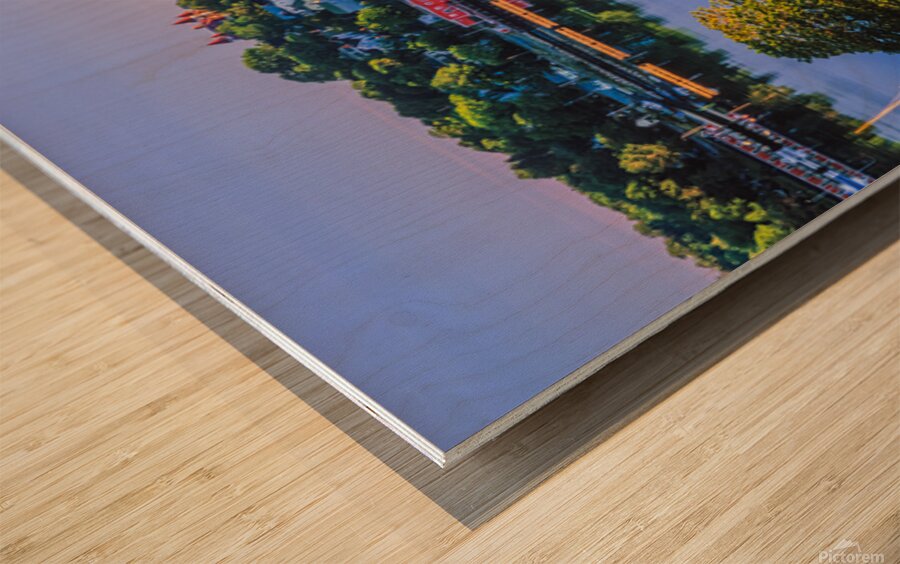 Lunenburg Harbour Wood print