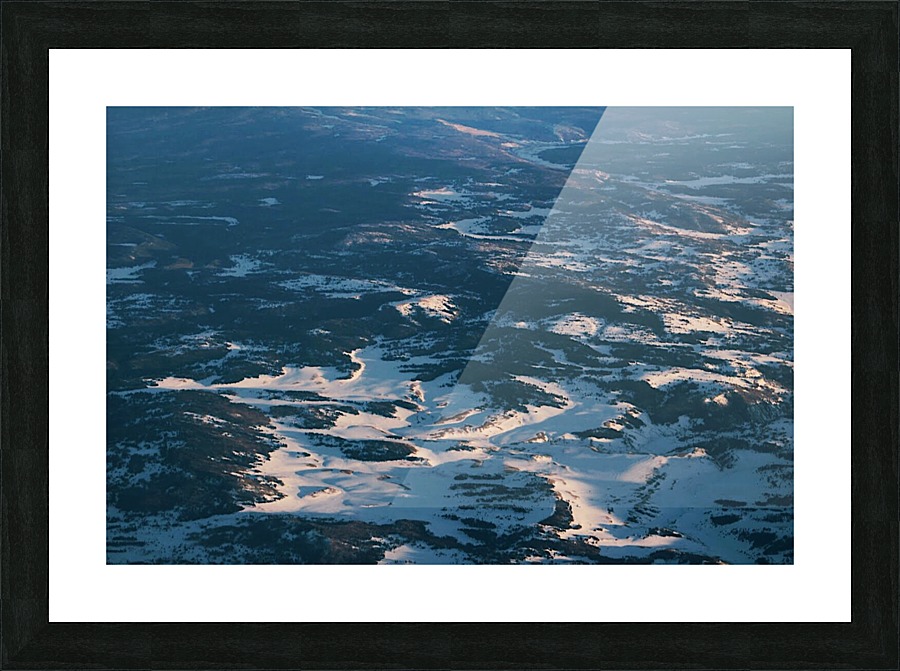 Snowy Drifts Picture Frame print