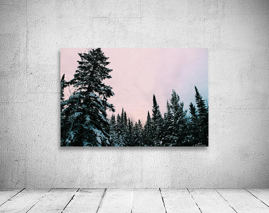 Snowy Sunset Wall Preview